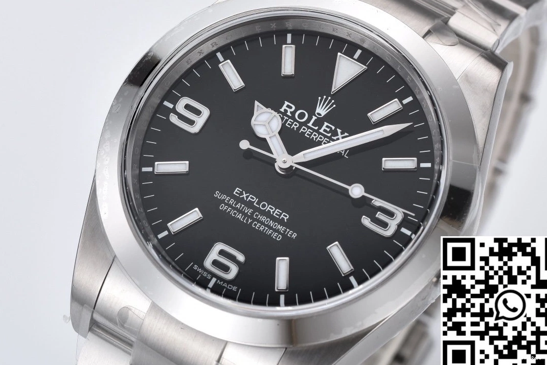 Black Clean Factory Explorer 214270 Dial Oyster Perpetual 39mm Rolex 1001